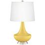 Daffodil Gillan Glass Table Lamp with Dimmer