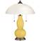 Daffodil Gourd-Shaped Table Lamp with Alabaster Shade
