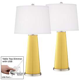 Image1 of Daffodil Leo Table Lamp Set of 2 with Dimmers