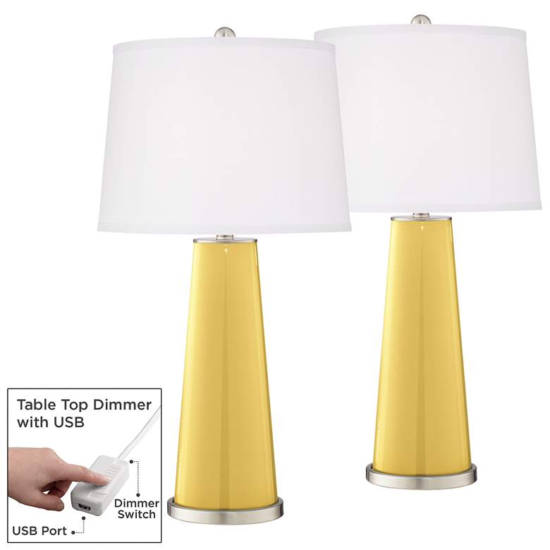 Image 1 Daffodil Leo Table Lamp Set of 2 with Dimmers