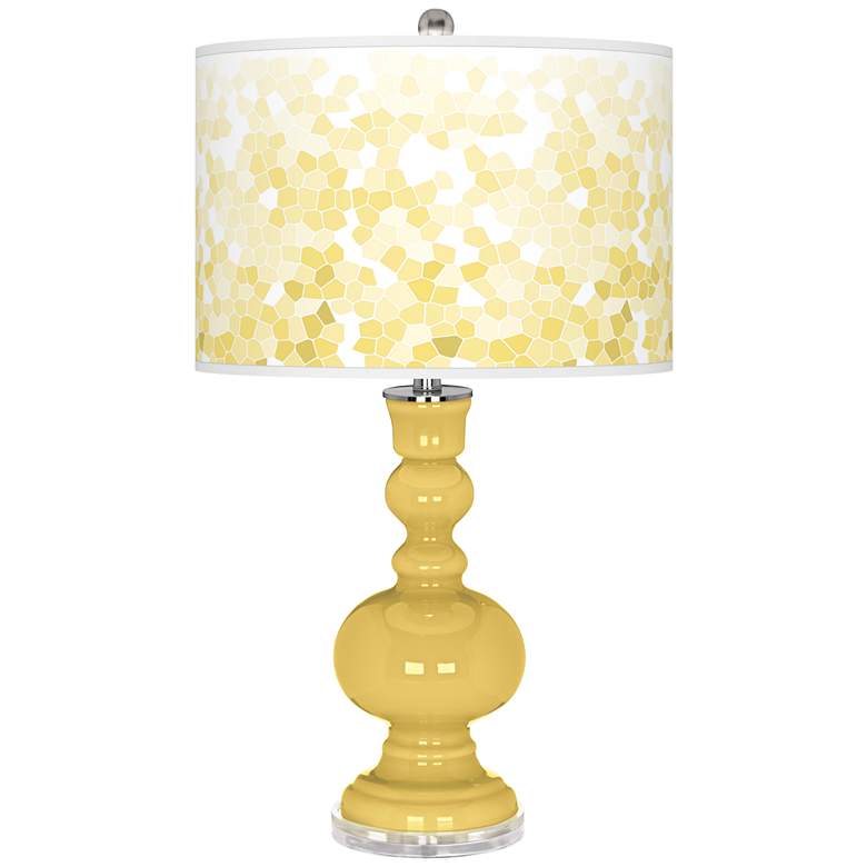 Image 1 Daffodil Mosaic Giclee Apothecary Table Lamp
