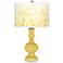 Daffodil Mosaic Giclee Apothecary Table Lamp