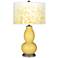 Daffodil Mosaic Giclee Double Gourd Table Lamp