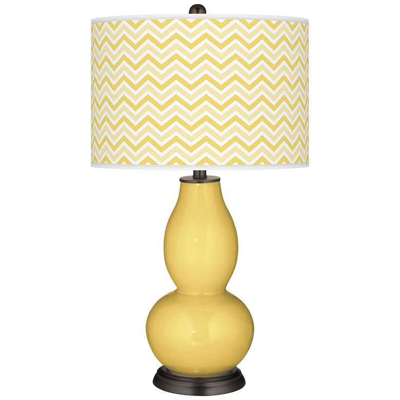 Image 1 Daffodil Narrow Zig Zag Double Gourd Table Lamp