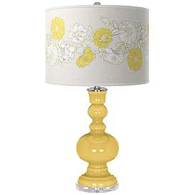 Image1 of Daffodil Rose Bouquet Apothecary Table Lamp