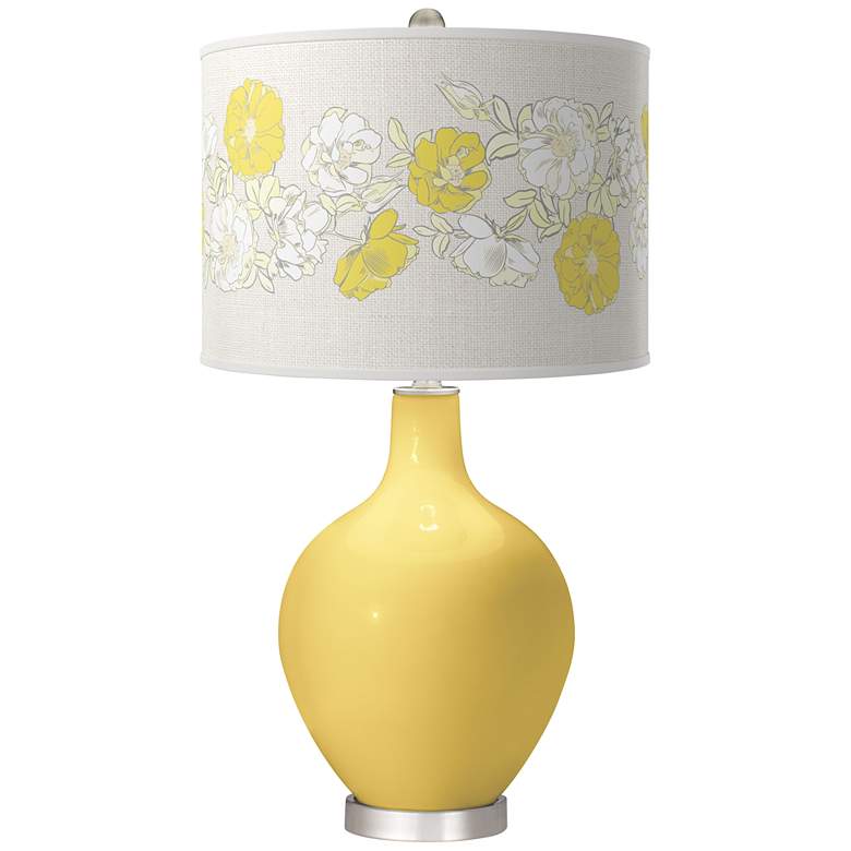 Image 1 Daffodil Rose Bouquet Ovo Table Lamp