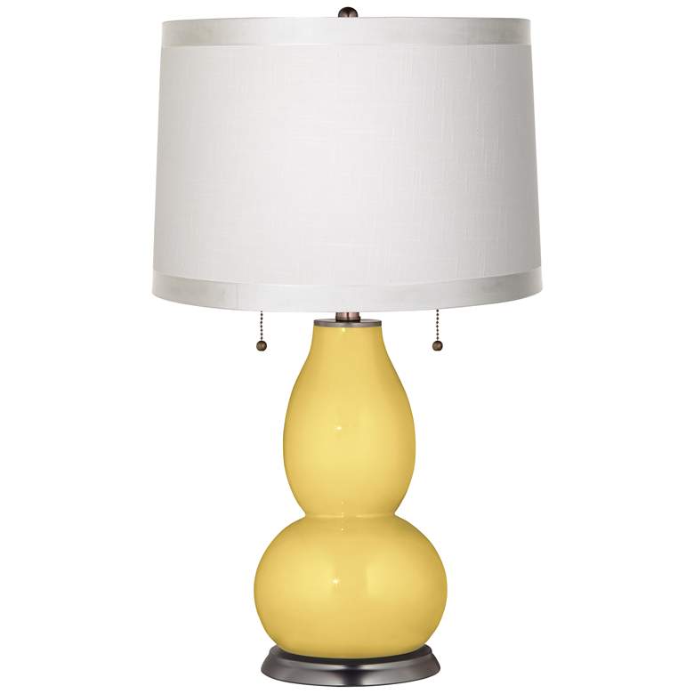 Image 1 Daffodil White Drum Fulton Table Lamp