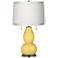Daffodil White Drum Fulton Table Lamp