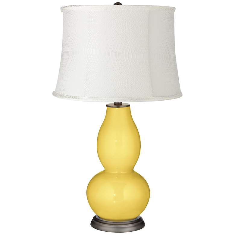 Image 1 Daffodil White Snake Shade Double Gourd Table Lamp