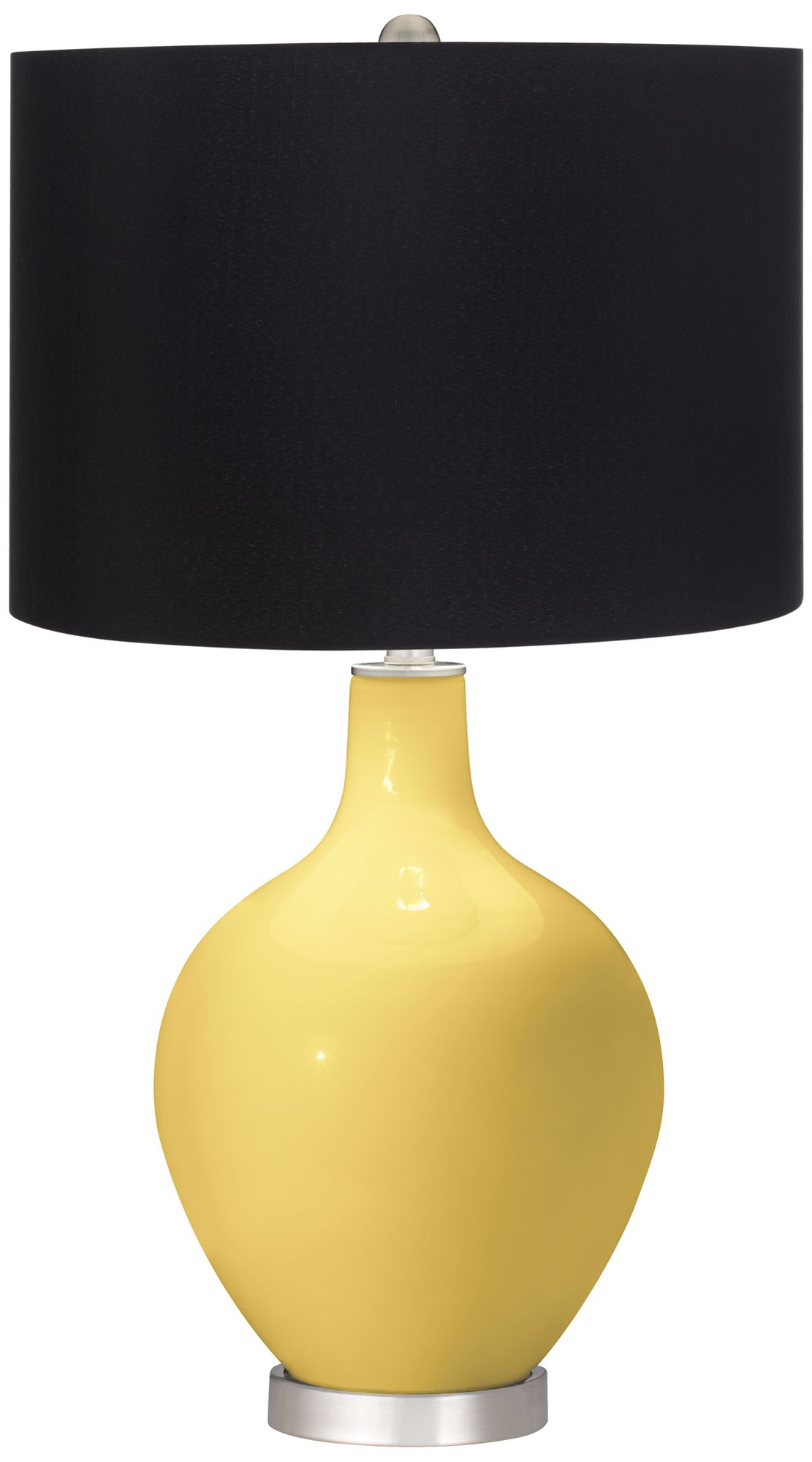 table lamp yellow shade