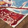 3_Dafney 8863F 8'x10' Red and Purple Rectangle Area Rug more views