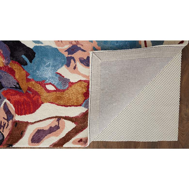 Image 4 Dafney 8863F 8'x10' Red and Purple Rectangle Area Rug more views
