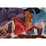 5_Dafney 8863F 8'x10' Red and Purple Rectangle Area Rug more views
