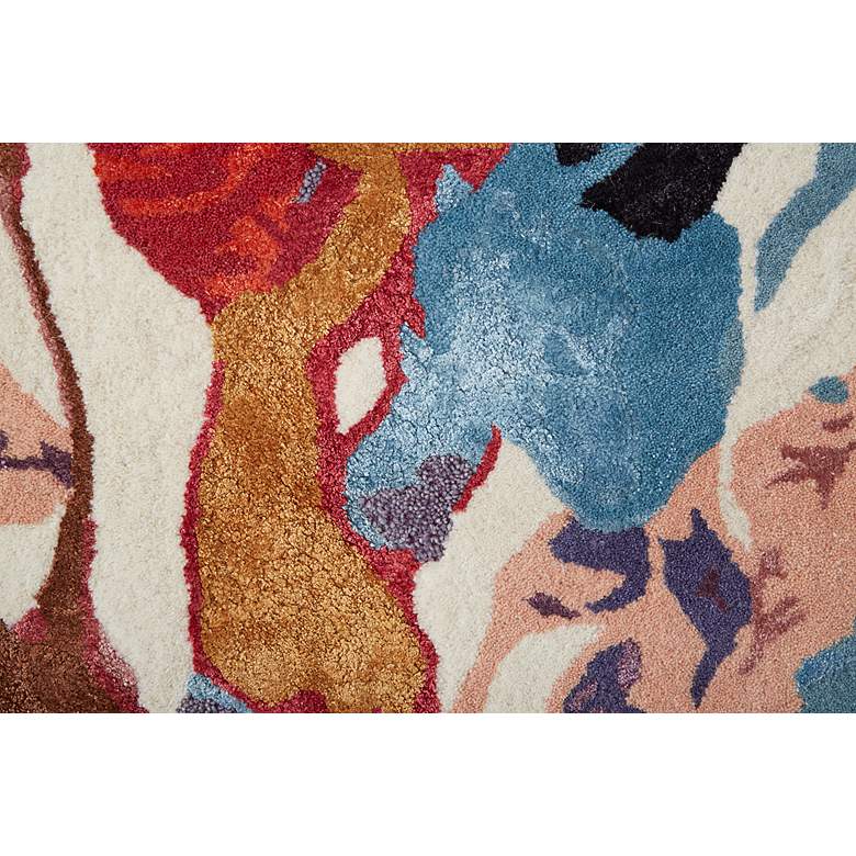 Image 6 Dafney 8863F 8'x10' Red and Purple Rectangle Area Rug more views