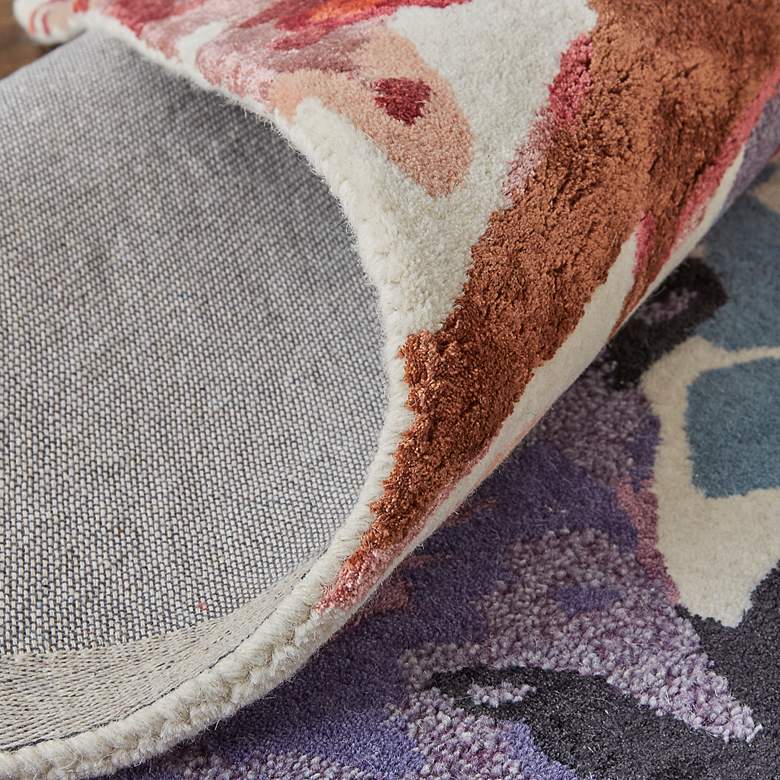 Image 7 Dafney 8863F 8'x10' Red and Purple Rectangle Area Rug more views