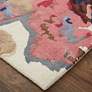 3_Dafney 8865F 8'x10' Blue and Pink Rectangle Area Rug more views