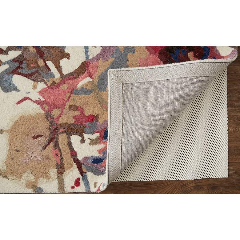 Image 4 Dafney 8865F 8'x10' Blue and Pink Rectangle Area Rug more views