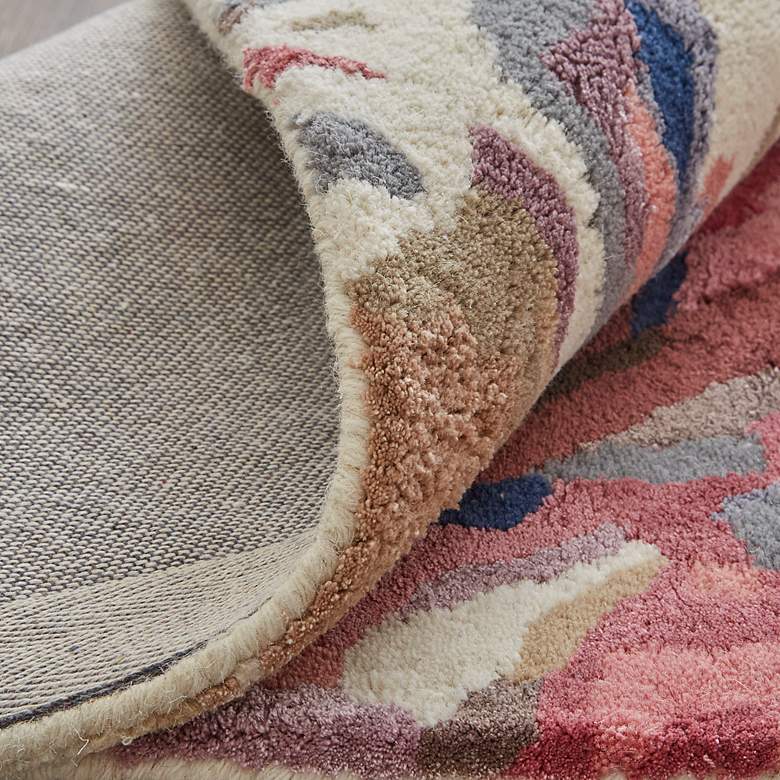 Image 7 Dafney 8865F 8'x10' Blue and Pink Rectangle Area Rug more views