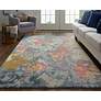 1_Dafney 8867F 8'x10' Pink and Blue Rectangle Area Rug
