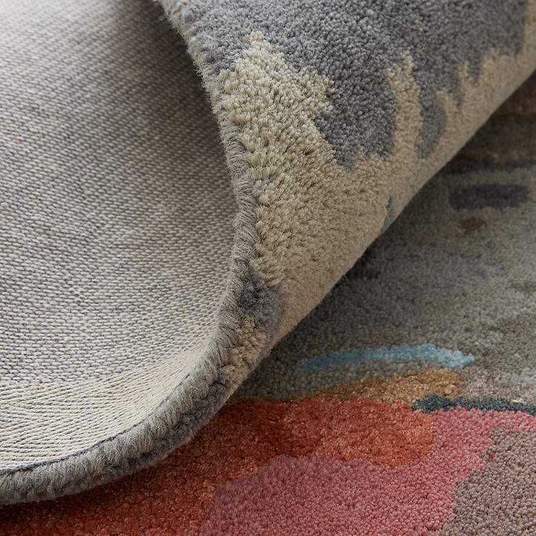 Image 7 Dafney 8867F 8'x10' Pink and Blue Rectangle Area Rug more views