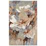 2_Dafney 8868F 8'x10' Beige and Blue Rectangle Area Rug