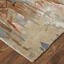 3_Dafney 8868F 8'x10' Beige and Blue Rectangle Area Rug more views