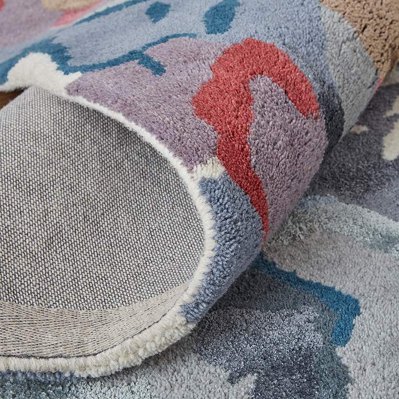 Image 7 Dafney 8869F 8'x10' Blue Gray Rectangle Area Rug more views