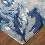 Thumbnail3 of Dafney 8871F 5'x8' Blue and Yellow Rectangle Area Rug more views