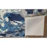 Thumbnail4 of Dafney 8871F 5'x8' Blue and Yellow Rectangle Area Rug more views