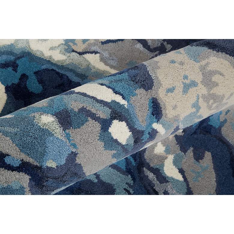Image 5 Dafney 8871F 8'x10' Blue and Yellow Rectangle Area Rug more views