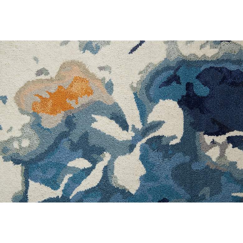 Image 6 Dafney 8871F 8'x10' Blue and Yellow Rectangle Area Rug more views