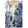 Dafney Transitional Floral & Botanical Hand Tufted Blue Area Rug 8871F