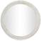 Daga White-Washed Wood with Beaded 36" Round Wall Mirror