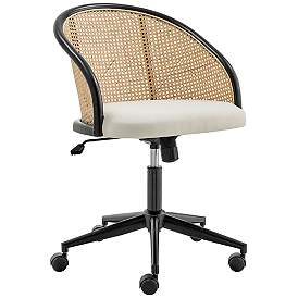 Image1 of Dagmar Beige Adjustable Swivel Office Chair
