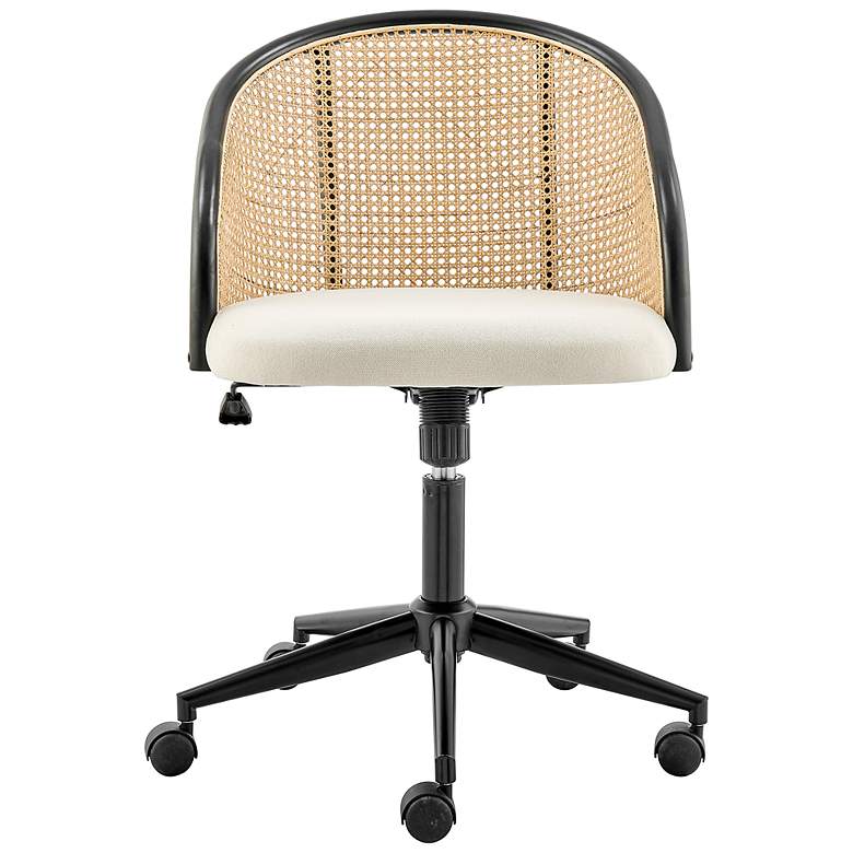 Image 5 Dagmar Beige Adjustable Swivel Office Chair more views