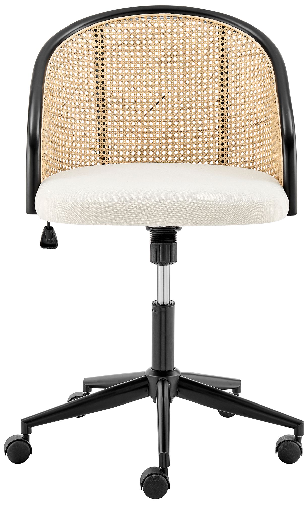 Dagmar Beige Adjustable Swivel Office Chair