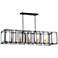 Dagny 40"W Black and Gold LED Kitchen Island Light Pendant