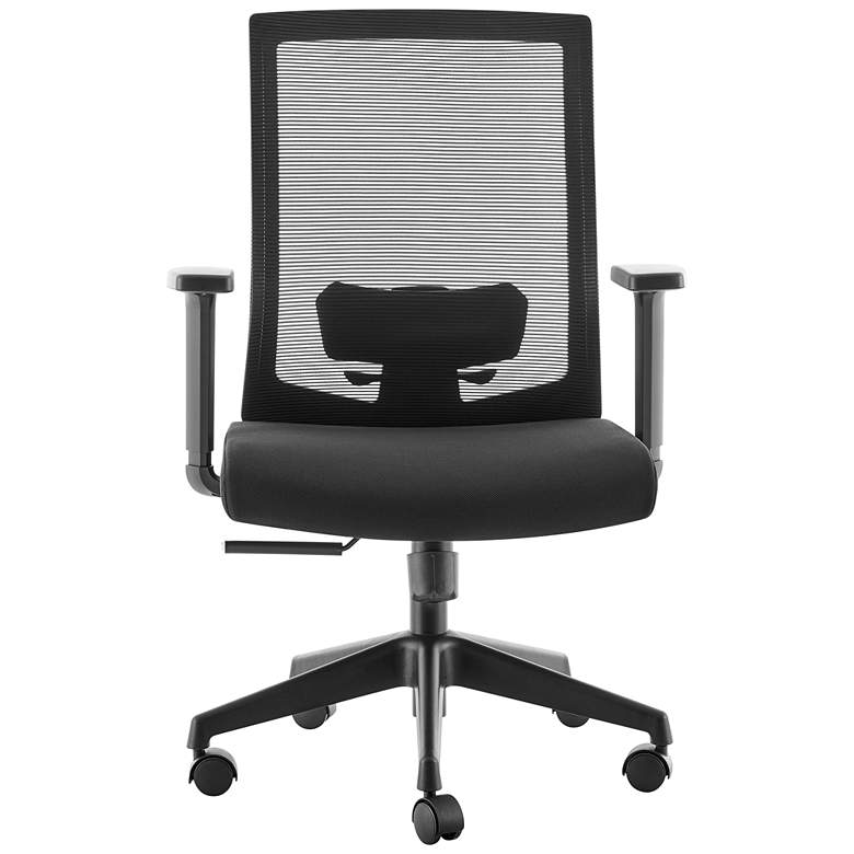 Image 5 Dahl Black Fabric Adjustable Office Chair more views