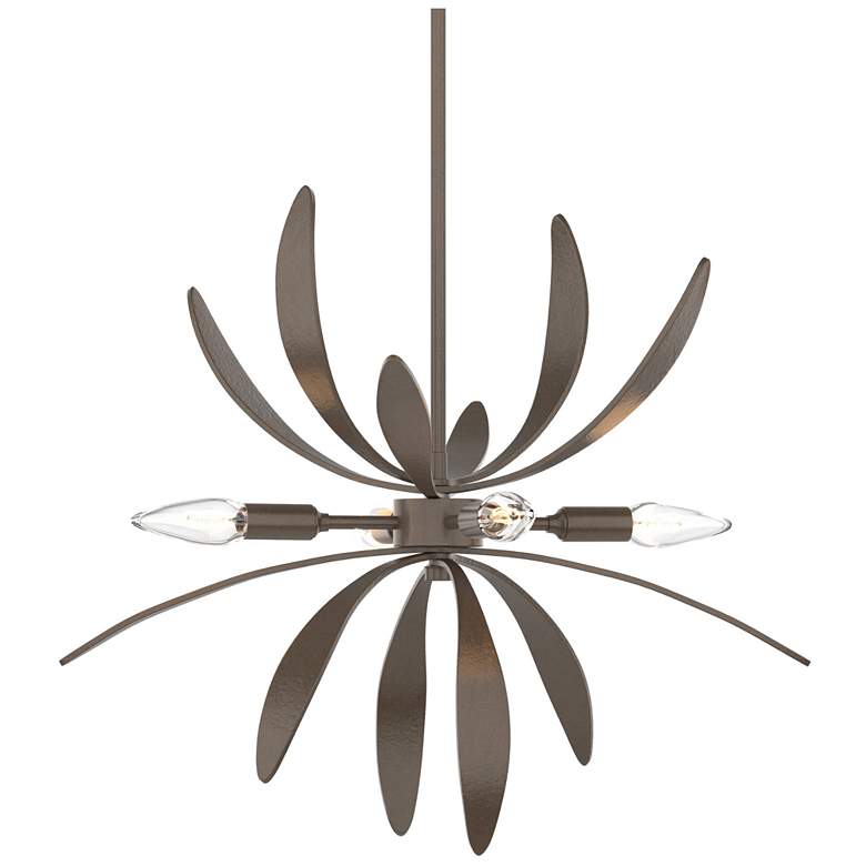 Image 1 Dahlia 21.3" Wide Bronze Mini-Pendant