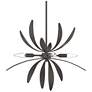 Dahlia 21.3" Wide Dark Smoke Mini-Pendant