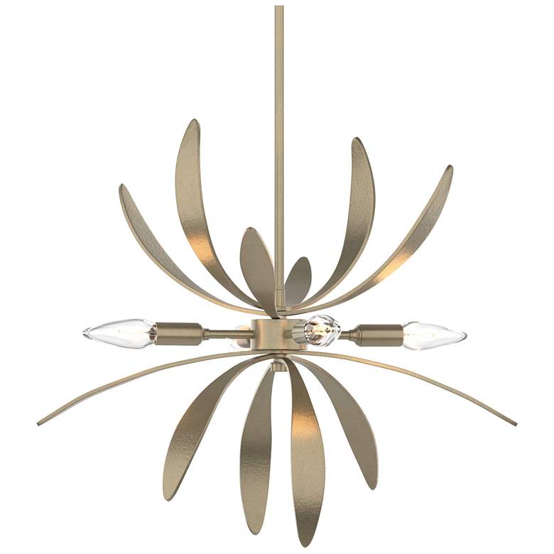 Image 1 Dahlia 21.3" Wide Soft Gold Mini-Pendant