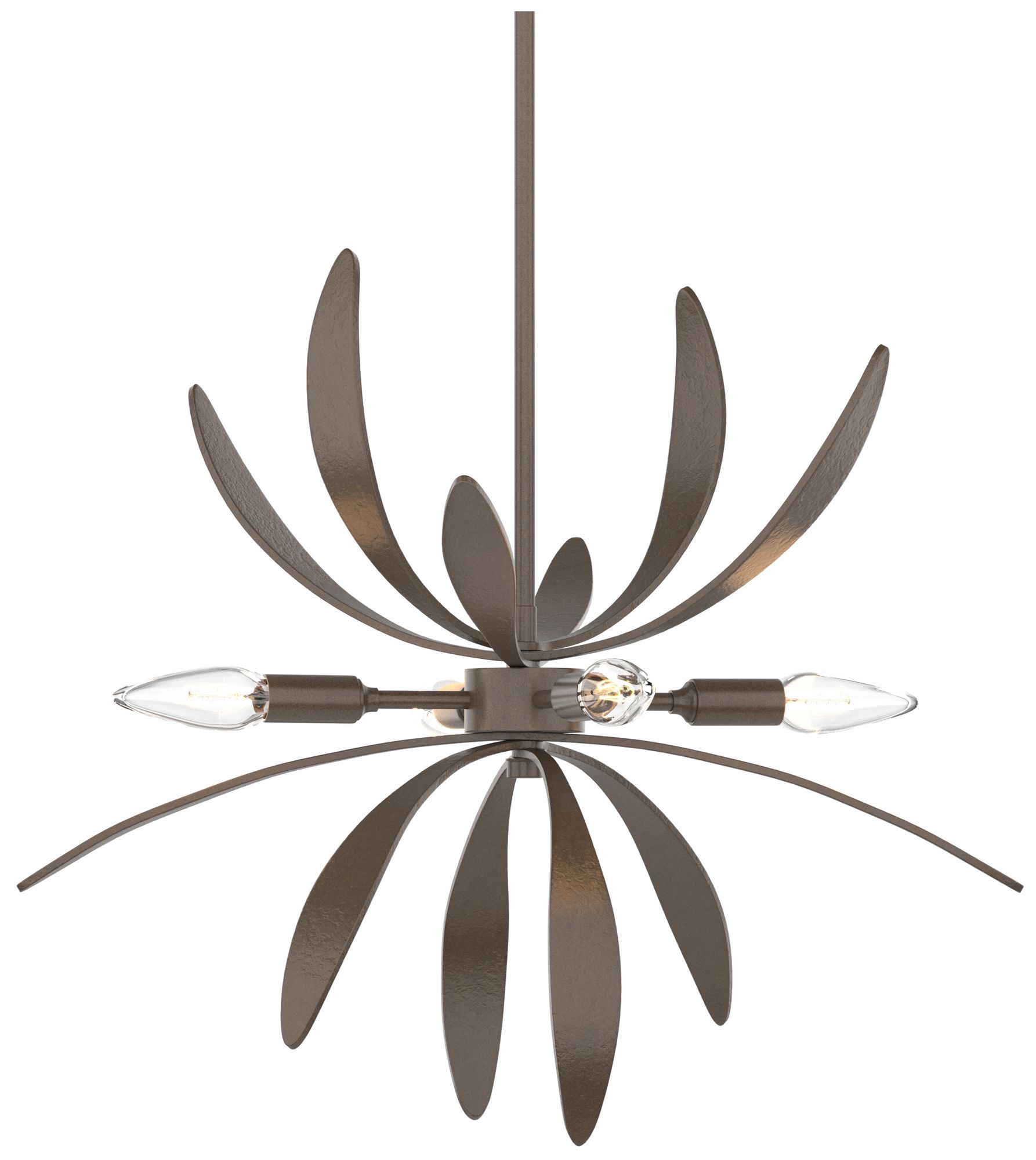 Dahlia 21" Wide 4-Light Bronze Mini Pendant