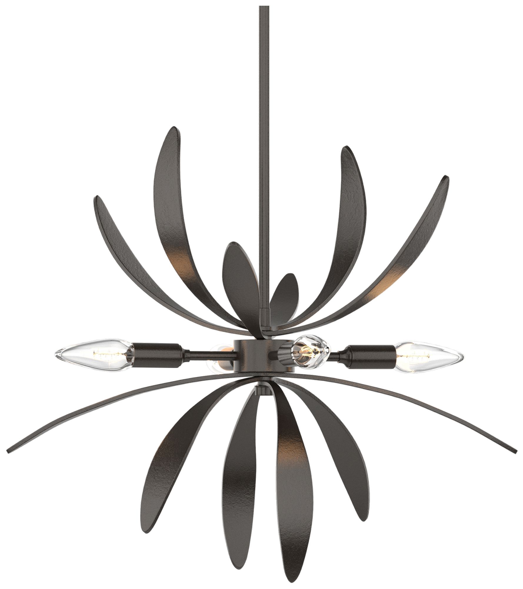 Dahlia 21" Wide 4-Light Oil Rubbed Bronze Mini Pendant