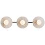 3_Dahlia 22" Wide Urban Bronze 3-Light LED Vanity Bath Light more views