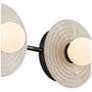 4_Dahlia 22" Wide Urban Bronze 3-Light LED Vanity Bath Light more views