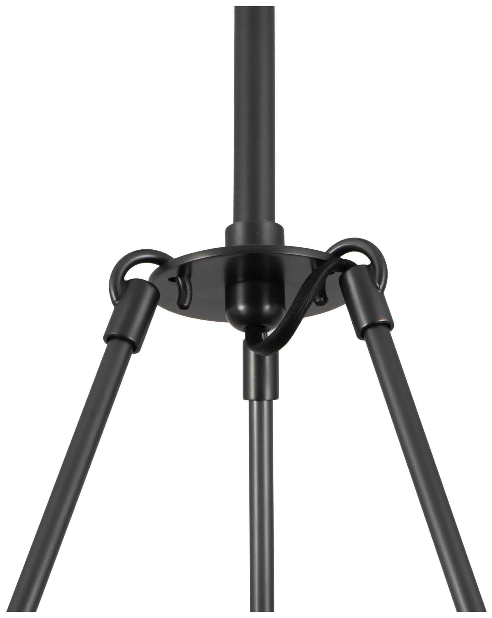 Image 4 Dahlia 28-in Urban Bronze LED Chandelier w/ Alabaster Plates and Opal Glass more views