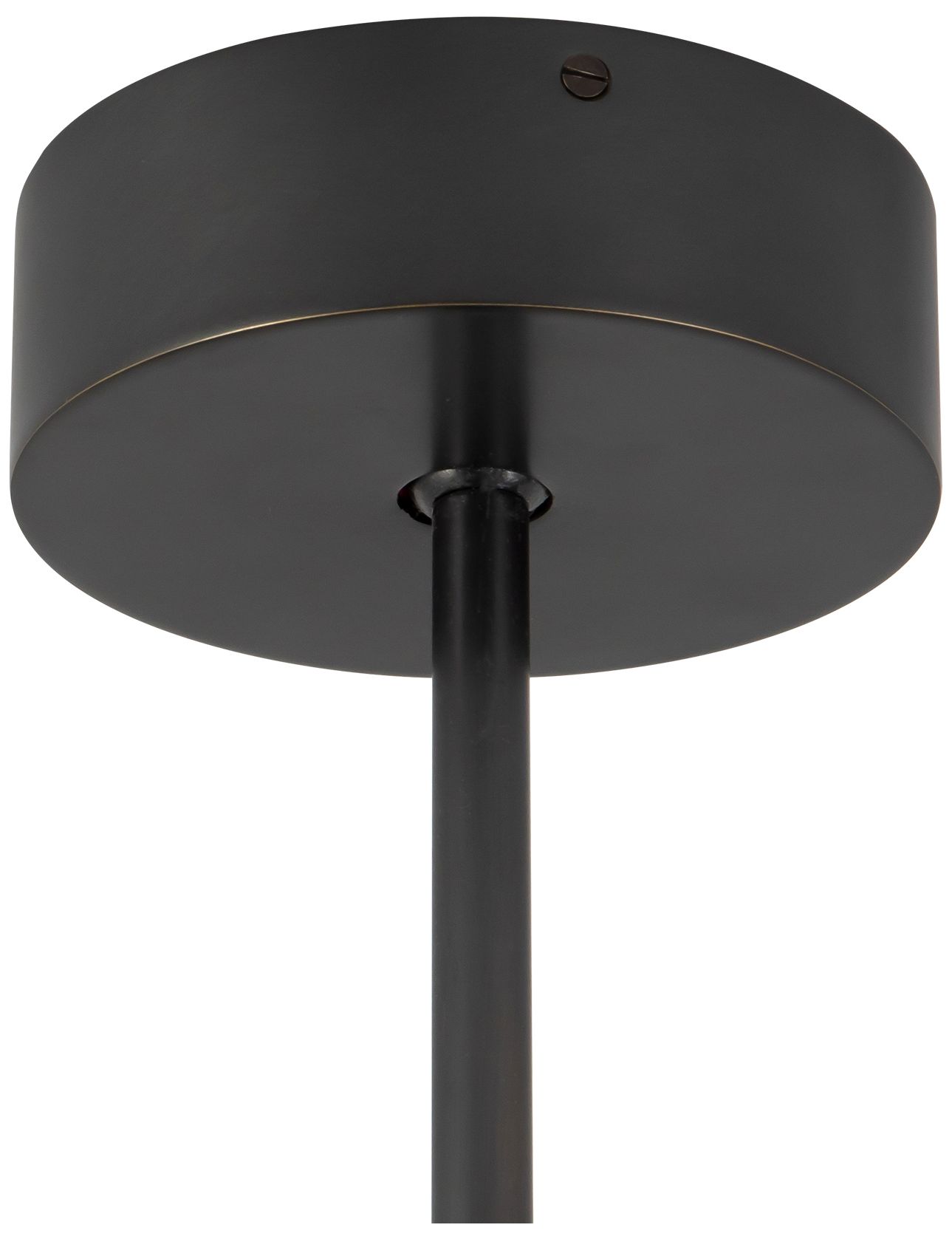 Image 5 Dahlia 28-in Urban Bronze LED Chandelier w/ Alabaster Plates and Opal Glass more views