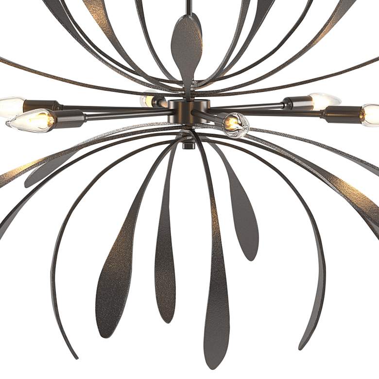 Image 3 Dahlia 32 3/4" Wide Oil-Rubbed Bronze 6-Light Chandelier more views