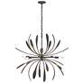 4_Dahlia 32 3/4" Wide Oil-Rubbed Bronze 6-Light Chandelier more views