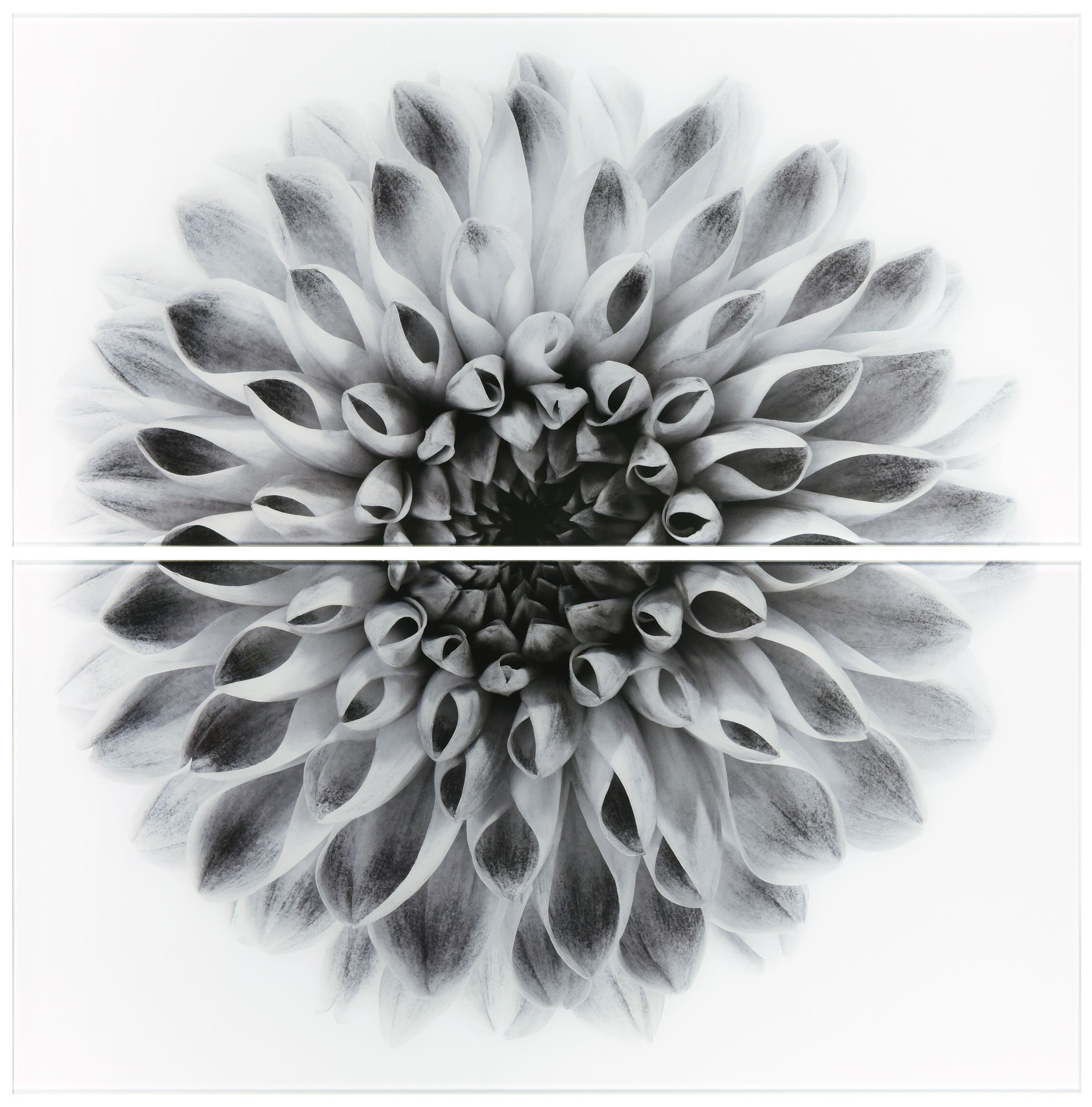 Image 2 Dahlia AB" Frameless Printed Tempered Glass Wall Art Set of 2 more views